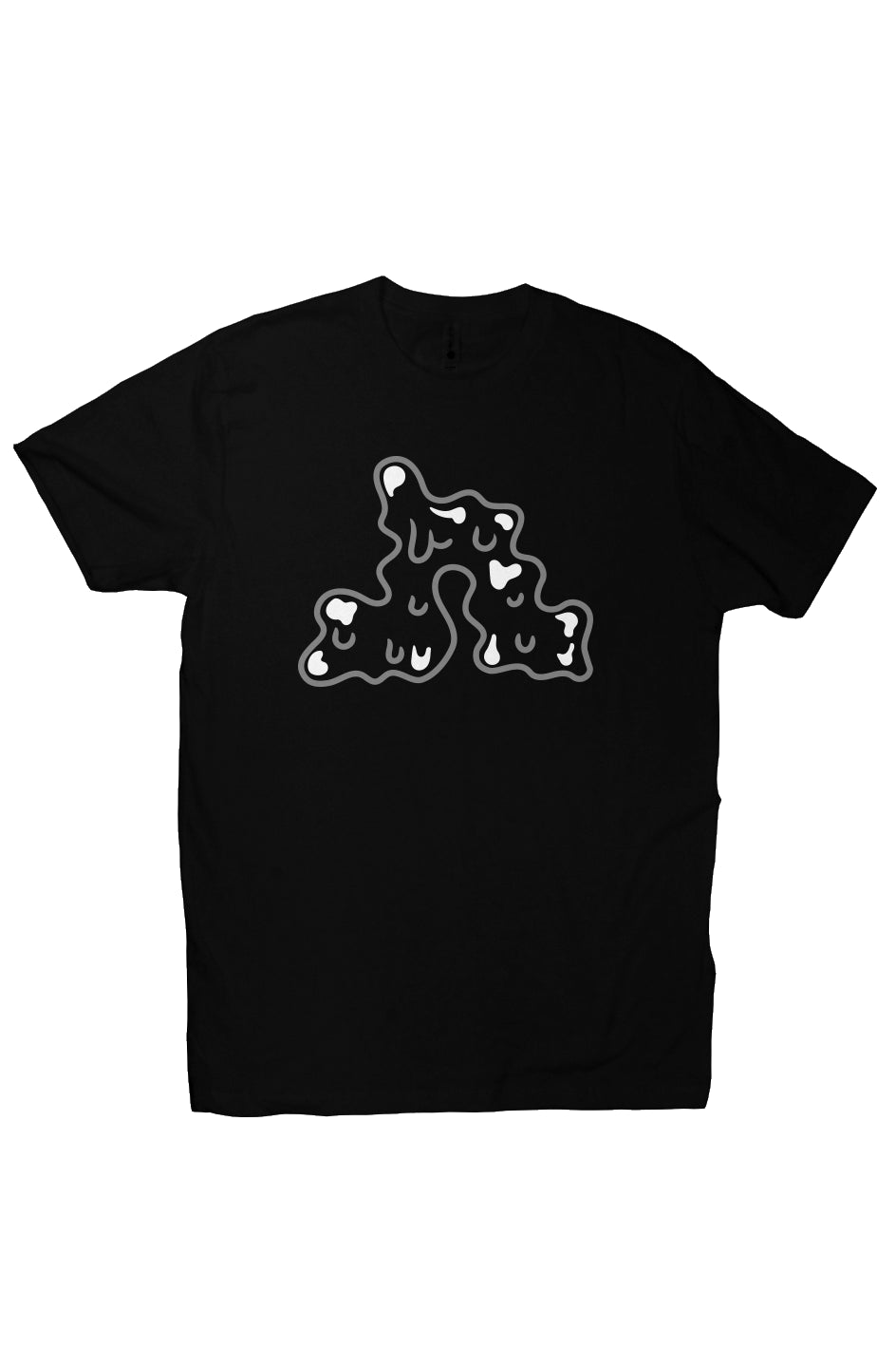 PURE Solo premium t-shirt black, black, grey, and white.